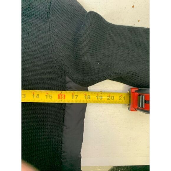 Eileen Fisher Black Knit Puffer Jacket Size S - Picture 8 of 9